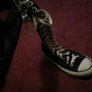 Knee high converse